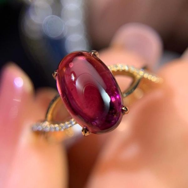 cluster rings y415 fine jewelry pure 18 k gold natural rubi tourmaline 2.55ct gemstone diamond gift female for women ring, Golden;silver
cluster rings y415 fine jewelry pure 18 k gold natural rubi tourmaline 2.55ct gemstone diamond gift female for women ring, Golden;silver