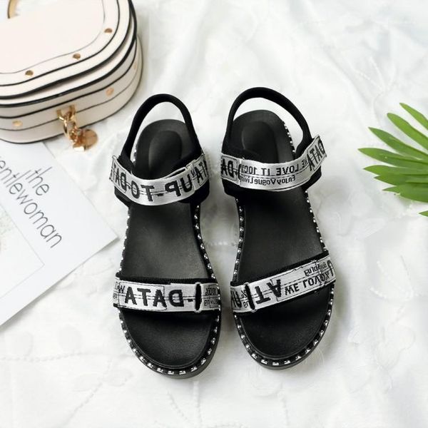 dress shoes big size wedges for women sandals woman ladies summer open toe letters with one word band, Black
dress shoes big size wedges for women sandals woman ladies summer open toe letters with one word band, Black