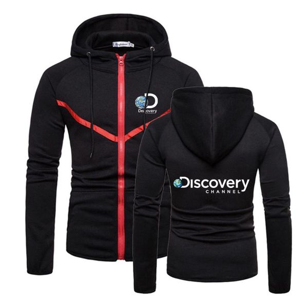 men's hoodies & sweatshirts discovery channel logo 2021 fashion zip hoodie spring and autumn long sleeve hooded pullover, Black
men's hoodies & sweatshirts discovery channel logo 2021 fashion zip hoodie spring and autumn long sleeve hooded pullover, Black