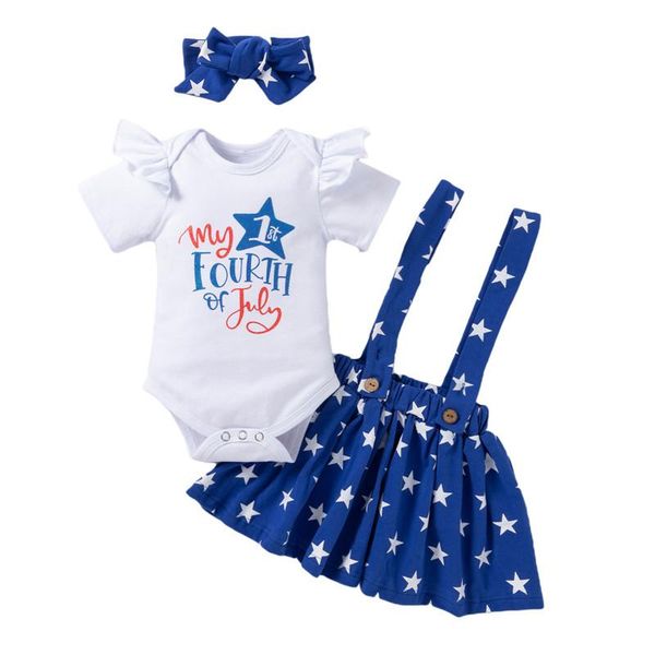 clothing sets 0-24m baby girls three-piece clothes set 4th of july outfits american independence day, White
clothing sets 0-24m baby girls three-piece clothes set 4th of july outfits american independence day, White