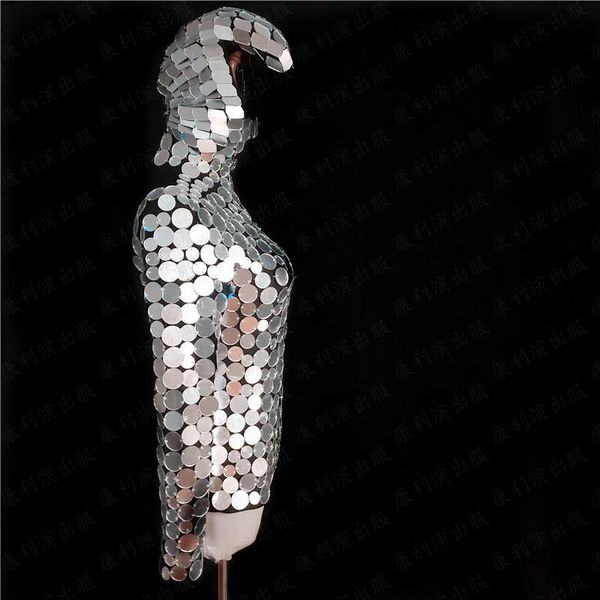party decoration d46 female silver mirror dress wears bodysuit stage costume singer perform outfits dj jumpsuit bar clothing
party decoration d46 female silver mirror dress wears bodysuit stage costume singer perform outfits dj jumpsuit bar clothing