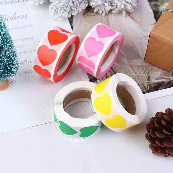 gift wrap 500pcs/roll diy love heart shape seal label bag self-adhesive sealing stickers favor decals packing for valentine's day
gift wrap 500pcs/roll diy love heart shape seal label bag self-adhesive sealing stickers favor decals packing for valentine's day