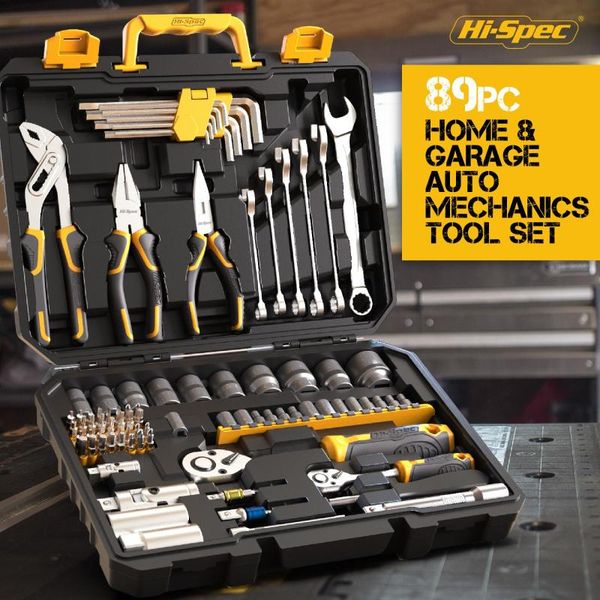 professional hand tool sets hi-spec workshop set garage auto mechanics kit set. complete car, motor bike home repair maintenance diy tools
professional hand tool sets hi-spec workshop set garage auto mechanics kit set. complete car, motor bike home repair maintenance diy tools