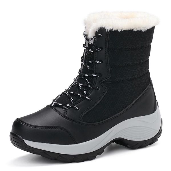 boots women super warm snow with heels winter shoes woman ankle plus size 42 platform botas mujer booties, Black
boots women super warm snow with heels winter shoes woman ankle plus size 42 platform botas mujer booties, Black