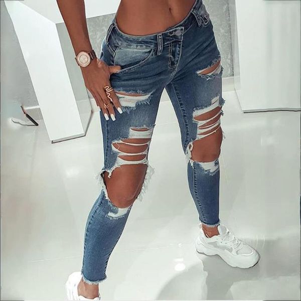 drawstring denim jeans for women ripped hole stretch jean ladies plus size full length pencil pants women's, Blue
drawstring denim jeans for women ripped hole stretch jean ladies plus size full length pencil pants women's, Blue