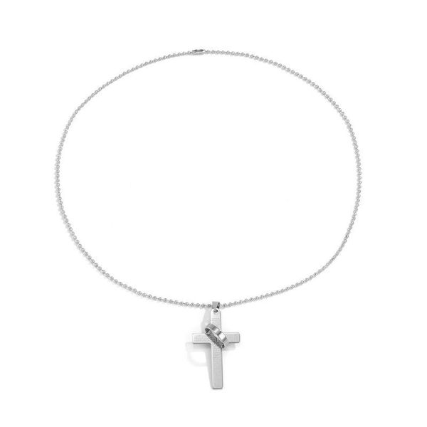 pendant necklaces potcet 2021 korean fashion trend women's stainless steel cross necklace retro geometric small jewe, Silver
pendant necklaces potcet 2021 korean fashion trend women's stainless steel cross necklace retro geometric small jewe, Silver