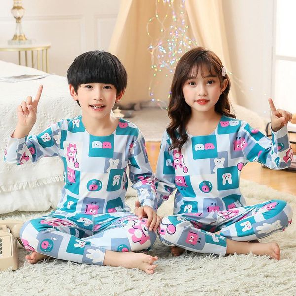pajamas winter thermal clothes for kids cartoon sleepwear boys girls set baby nightwear outfits spring autumn seamless underwear, Blue;red
pajamas winter thermal clothes for kids cartoon sleepwear boys girls set baby nightwear outfits spring autumn seamless underwear, Blue;red