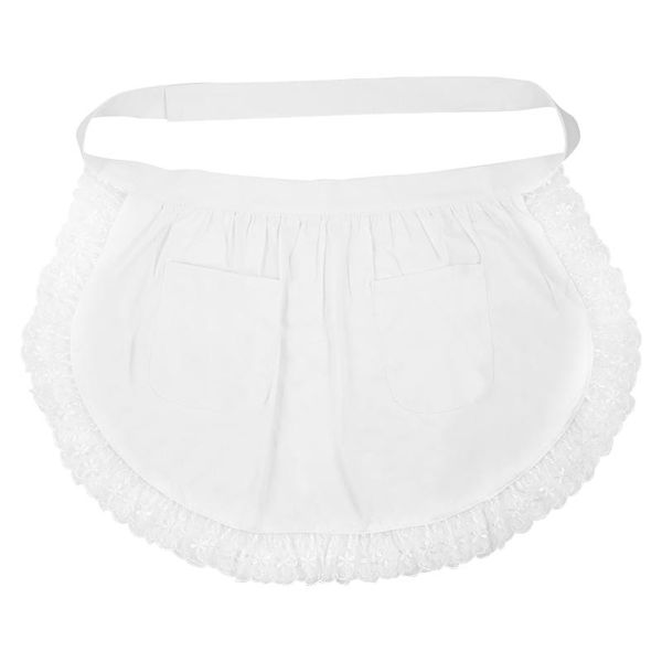 aprons onzon 1pc cotton waist apron lace short with pockets for maid waitress servant white
aprons onzon 1pc cotton waist apron lace short with pockets for maid waitress servant white