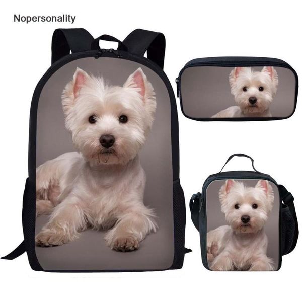 nopersonality cute westie dog print school bag sets, 3pcs/set child kids bookbag, primary children student schoolbags mochila bags
nopersonality cute westie dog print school bag sets, 3pcs/set child kids bookbag, primary children student schoolbags mochila bags
