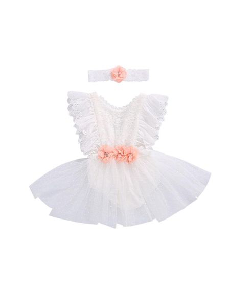 0-24 months summer born baby girl pink flower lace sleeveless romper headdress set one-pieces outfit princess dress clothing sets, White
0-24 months summer born baby girl pink flower lace sleeveless romper headdress set one-pieces outfit princess dress clothing sets, White