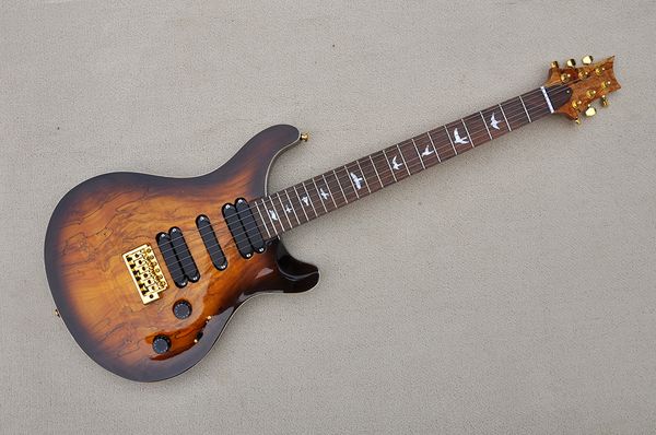 factory custom brown electric guitar with gold hardware,hsh pickups,birds fret inlay,gold tuners,rosewood fretboard,can be customized
factory custom brown electric guitar with gold hardware,hsh pickups,birds fret inlay,gold tuners,rosewood fretboard,can be customized