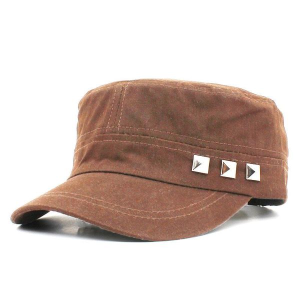 classic vintage military hat men fashion autumn winter warm rivet adjustable flat cap for women ad110 wide brim hats, Blue;gray
classic vintage military hat men fashion autumn winter warm rivet adjustable flat cap for women ad110 wide brim hats, Blue;gray