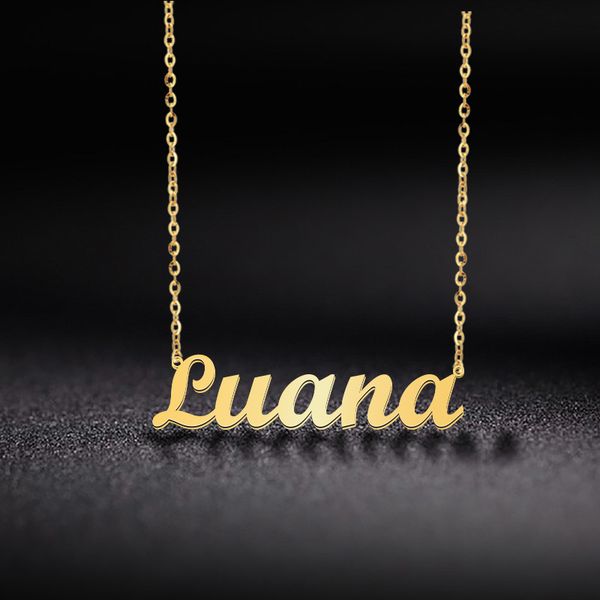 lemegeton stainless steel custom name necklace for women personalized nameplate pendant choker necklaces jewelry girl kids gift, Silver
lemegeton stainless steel custom name necklace for women personalized nameplate pendant choker necklaces jewelry girl kids gift, Silver