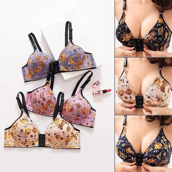 bras women's front buckle gathered print bra breathable lining for woman jrdh889, Red;black
bras women's front buckle gathered print bra breathable lining for woman jrdh889, Red;black