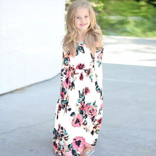 autumn kids long for girl dresses girls trend bohemian big floral print dress princess casual beach party clothing, Red;yellow
autumn kids long for girl dresses girls trend bohemian big floral print dress princess casual beach party clothing, Red;yellow
