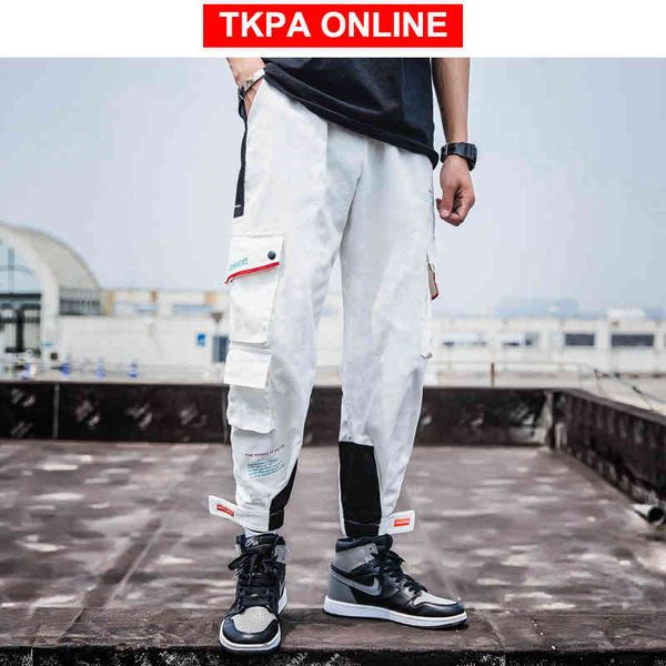 men's pants men hip hop color block cargo overalls pockets streetwear joggers sweatpants casual trousers track 0ugi, Black
men's pants men hip hop color block cargo overalls pockets streetwear joggers sweatpants casual trousers track 0ugi, Black