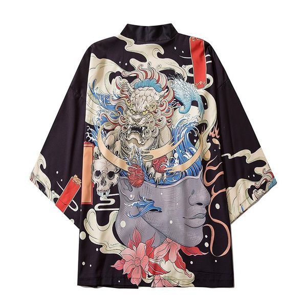 spring couple printed yukata haori men japanese cardigan samurai costume clothing kimono jacket womens shirt ethnic, Red
spring couple printed yukata haori men japanese cardigan samurai costume clothing kimono jacket womens shirt ethnic, Red