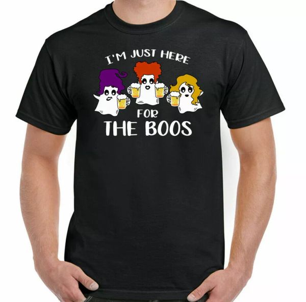 sanderson sisters t-shirt, halloween hocus pocus mens here for the boos beer tee, White;black
sanderson sisters t-shirt, halloween hocus pocus mens here for the boos beer tee, White;black