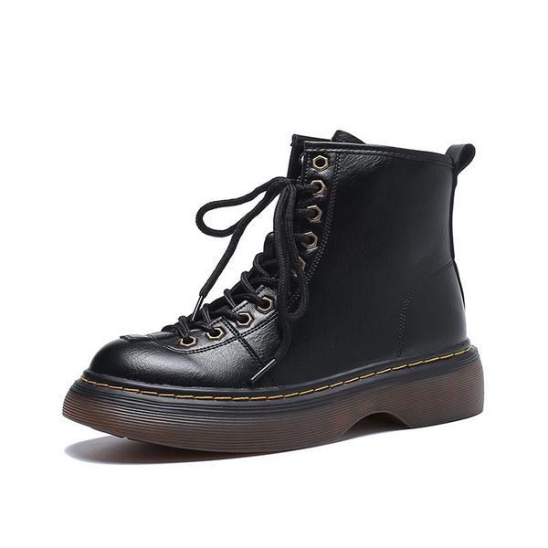 boots lace up shoes flat heel round toe boots-women autumn summer med rock rubber ankle ladies 2021 pu rome retro solid basic, Black
boots lace up shoes flat heel round toe boots-women autumn summer med rock rubber ankle ladies 2021 pu rome retro solid basic, Black
