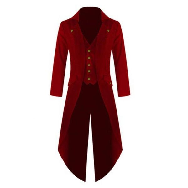 men's trench coats men medieval renaissance cosplay costume solid color long tuxedo uniform coat, Tan;black
men's trench coats men medieval renaissance cosplay costume solid color long tuxedo uniform coat, Tan;black