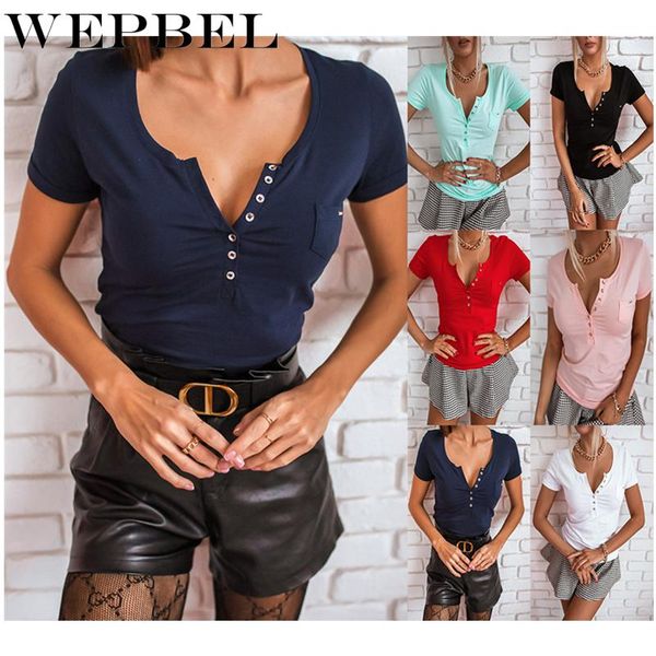 women's t-shirt wepbel women spring summer ruched skinny shirt ladies elegant short sleeve v neck single breasted slim fit, White
women's t-shirt wepbel women spring summer ruched skinny shirt ladies elegant short sleeve v neck single breasted slim fit, White