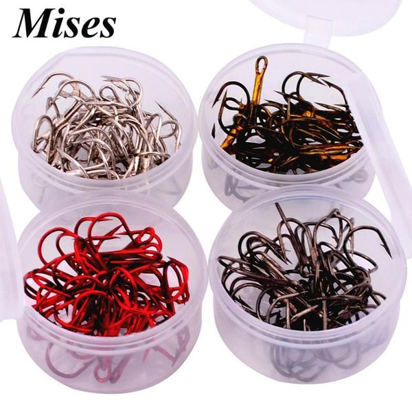 fishing hooks mises 20pcs box-packed four colors barbed treble 2# 4# 6# 8# 10# lure special anchor hook fishhook tackles
fishing hooks mises 20pcs box-packed four colors barbed treble 2# 4# 6# 8# 10# lure special anchor hook fishhook tackles