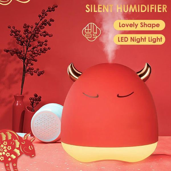 humidifiers 2021 ox usb humidifier 280ml make mist silent cute pet bull air aroma diffuser for bedroom car home office led night light gift
humidifiers 2021 ox usb humidifier 280ml make mist silent cute pet bull air aroma diffuser for bedroom car home office led night light gift