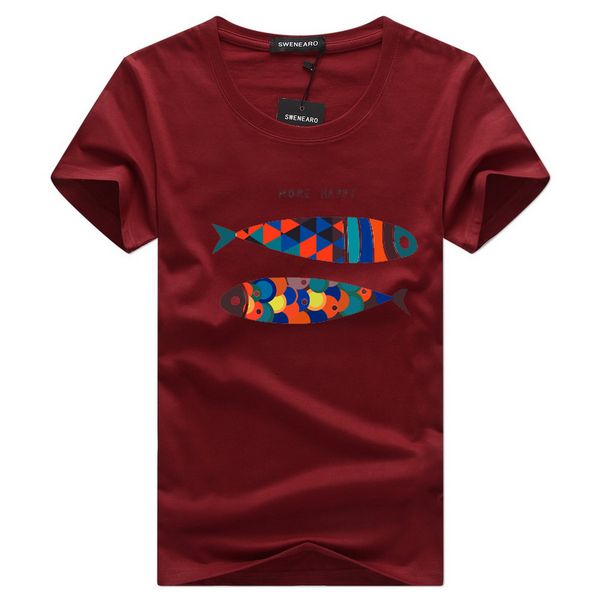 men's t-shirts male fashion shirt printed sleeve short 2 fish casual fractal hipster, White;black
men's t-shirts male fashion shirt printed sleeve short 2 fish casual fractal hipster, White;black