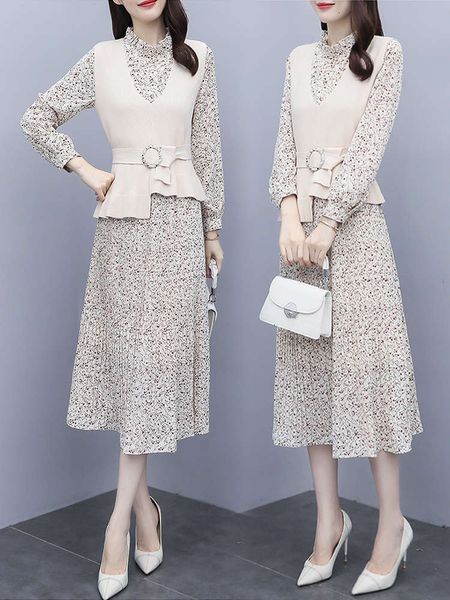 casual dresses dress goddess floral women's autumn wide lady long sleeve waist slim two-piece r32c, Black;gray
casual dresses dress goddess floral women's autumn wide lady long sleeve waist slim two-piece r32c, Black;gray