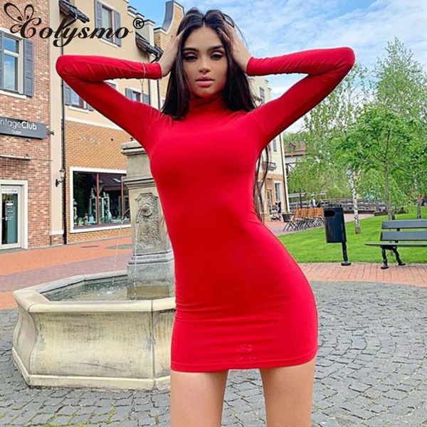 colysmo bodycon dress turtleneck long sleeve elegant women party mini es nightclub solid casual slim vestidos 210527, Black;gray
colysmo bodycon dress turtleneck long sleeve elegant women party mini es nightclub solid casual slim vestidos 210527, Black;gray