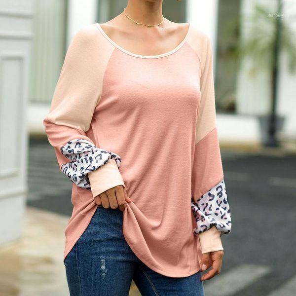 women's blouses & shirts fashion leopard print blouse casual winter ladies patchwork o-neck basic female women long sleeve shirt bl, White
women's blouses & shirts fashion leopard print blouse casual winter ladies patchwork o-neck basic female women long sleeve shirt bl, White