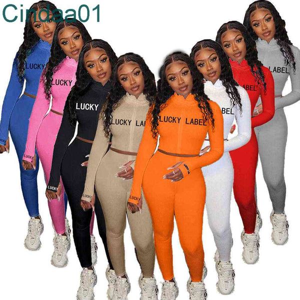 women two piece pants set designer solid color embroidery letters zipper long sleeve high collar bodysuit leggings outfits 8 colours, White
women two piece pants set designer solid color embroidery letters zipper long sleeve high collar bodysuit leggings outfits 8 colours, White