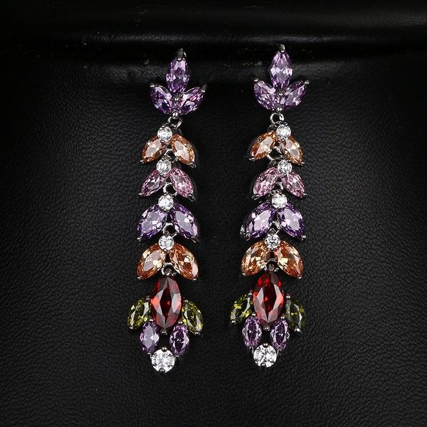 dangle & chandelier emmaya fashion wedding jewelry multi color zircon earrings white gold for women party accessories, Silver
dangle & chandelier emmaya fashion wedding jewelry multi color zircon earrings white gold for women party accessories, Silver