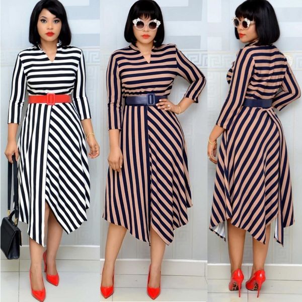 casual dresses l-3xl plus size african es for women clothes stripes long dashiki ladies clothing ankara pwle, Black;gray
casual dresses l-3xl plus size african es for women clothes stripes long dashiki ladies clothing ankara pwle, Black;gray