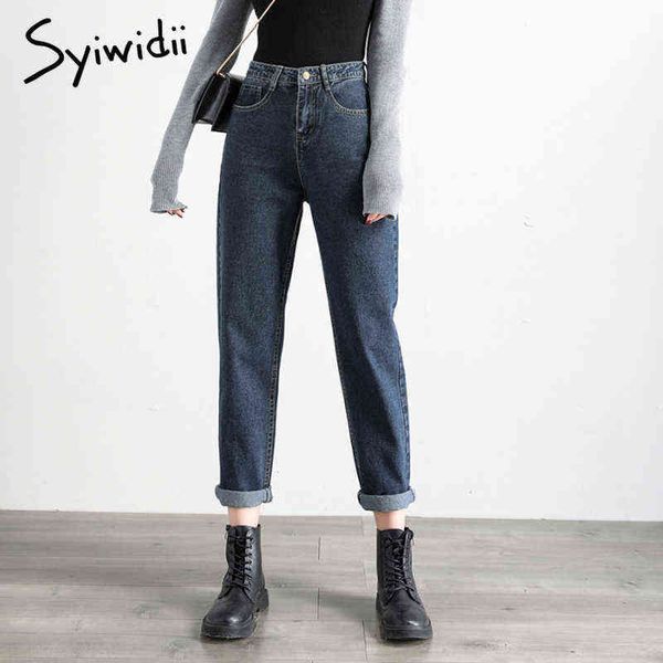 gray blue high waist jeans woman street style cotton mom no stretch women boyfriend vintage harem pants 211129
gray blue high waist jeans woman street style cotton mom no stretch women boyfriend vintage harem pants 211129