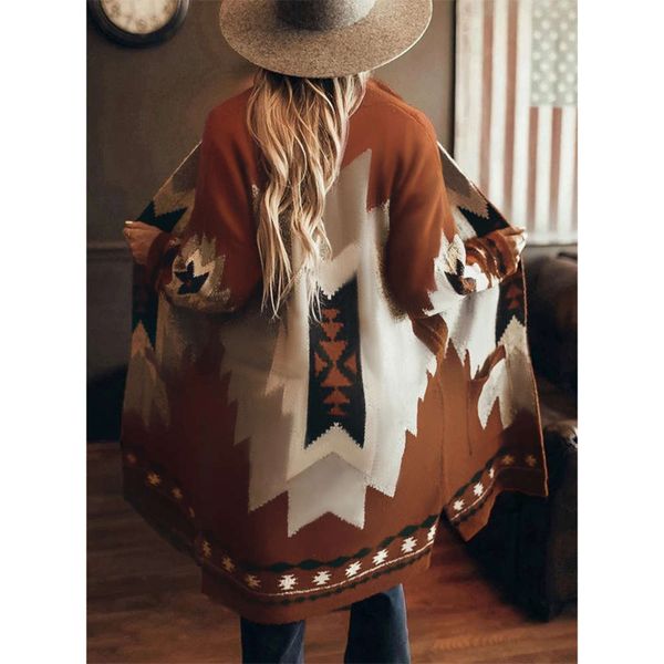 women's jackets coats autumn and winter fashion loose mid long printed tweed coat for women qmqt, Black;brown
women's jackets coats autumn and winter fashion loose mid long printed tweed coat for women qmqt, Black;brown