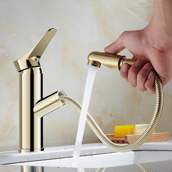 bathroom sink faucets gold basin & cold water tap pull out swivel single handle faucet brass wash mixer
bathroom sink faucets gold basin & cold water tap pull out swivel single handle faucet brass wash mixer