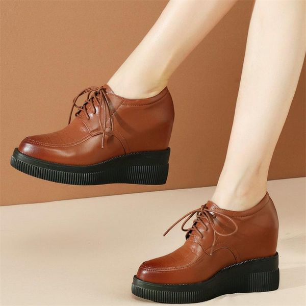 boots chunky platform pumps women lace up genuine leather wedges high heel ankle female round toe fashion sneakers casual shoes, Black
boots chunky platform pumps women lace up genuine leather wedges high heel ankle female round toe fashion sneakers casual shoes, Black