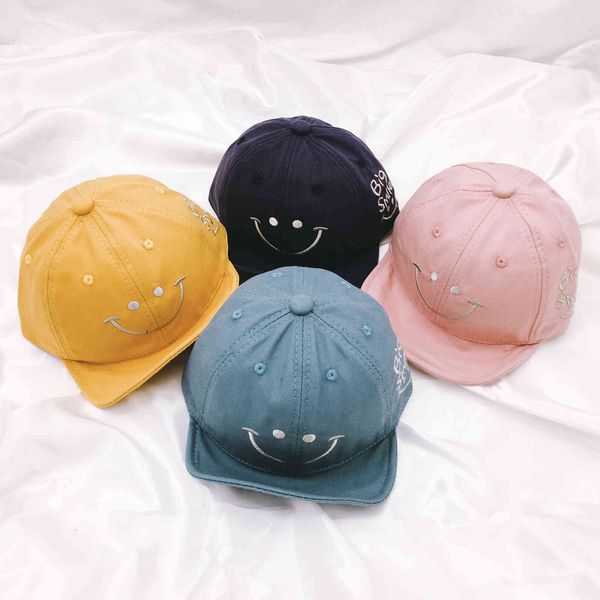 spring and autumn korean baby smiley face baseball cap for boys girls, Blue;gray
spring and autumn korean baby smiley face baseball cap for boys girls, Blue;gray