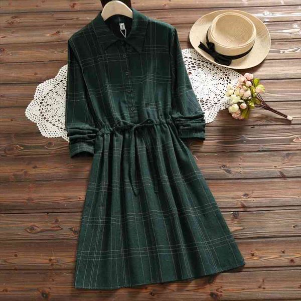 autumn vintage plaid dress for women mori girl fashion long sleeve lady sweet dress, Black;gray
autumn vintage plaid dress for women mori girl fashion long sleeve lady sweet dress, Black;gray