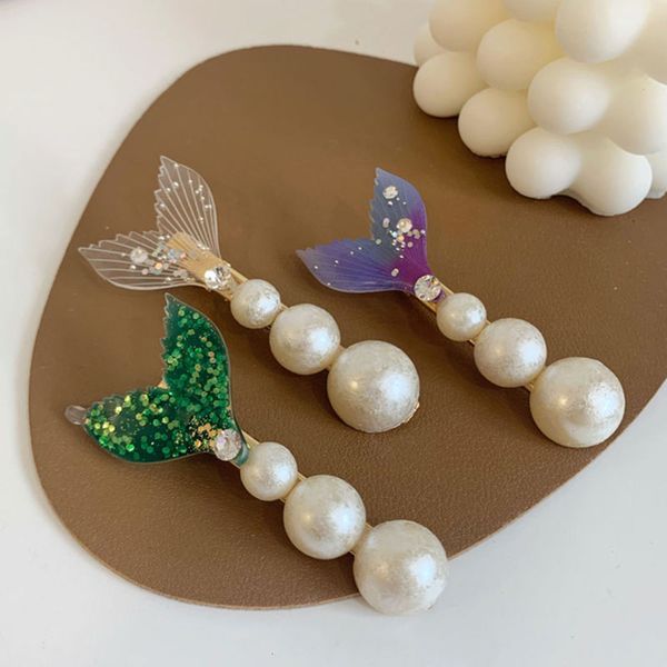 hairpin net red in south korea headdress fishtail imitation pearl hairpin fresh girl clip side card children, Golden;silver
hairpin net red in south korea headdress fishtail imitation pearl hairpin fresh girl clip side card children, Golden;silver