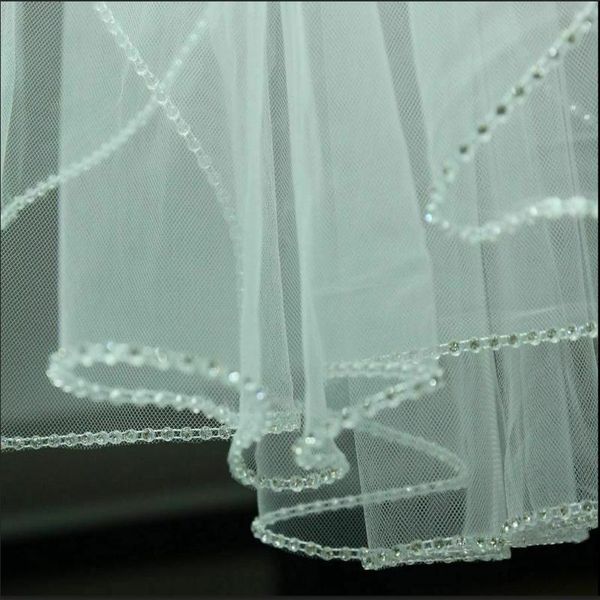 bridal veils 1t white/ivory wedding elbow length rhinestone edge veil with comb, Black
bridal veils 1t white/ivory wedding elbow length rhinestone edge veil with comb, Black