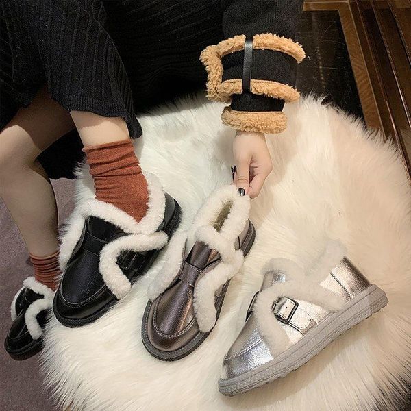 boots 2021 winter snow women's fur all-in-one short fashion belt buckle cotton shoes plus velvet, Black
boots 2021 winter snow women's fur all-in-one short fashion belt buckle cotton shoes plus velvet, Black