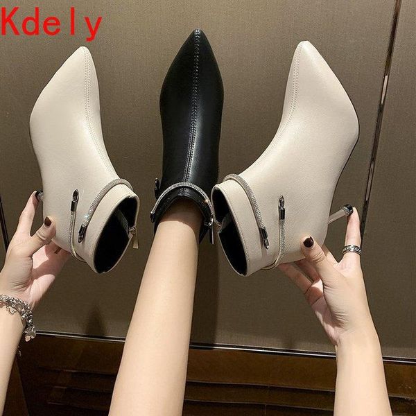 boots ankle high heels women shoes 2021 stiletto heel short pointed toe black beige botas de mujer
boots ankle high heels women shoes 2021 stiletto heel short pointed toe black beige botas de mujer