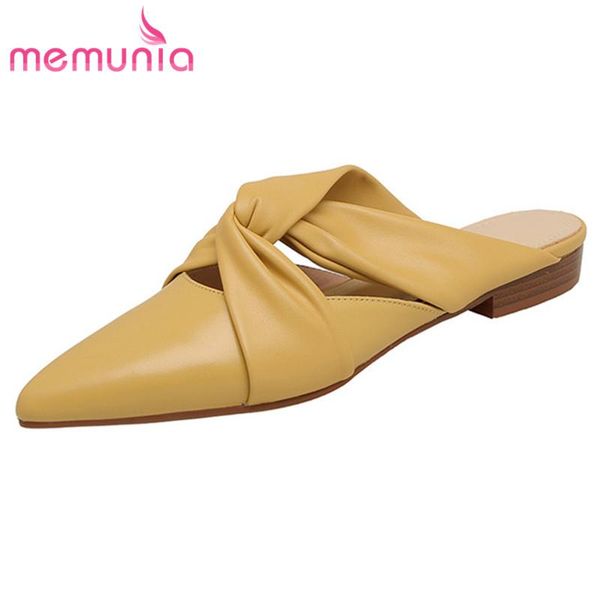 genuine leather footwear ladies slipper comfortable low heel casual shoes summer women slippers, Black
genuine leather footwear ladies slipper comfortable low heel casual shoes summer women slippers, Black