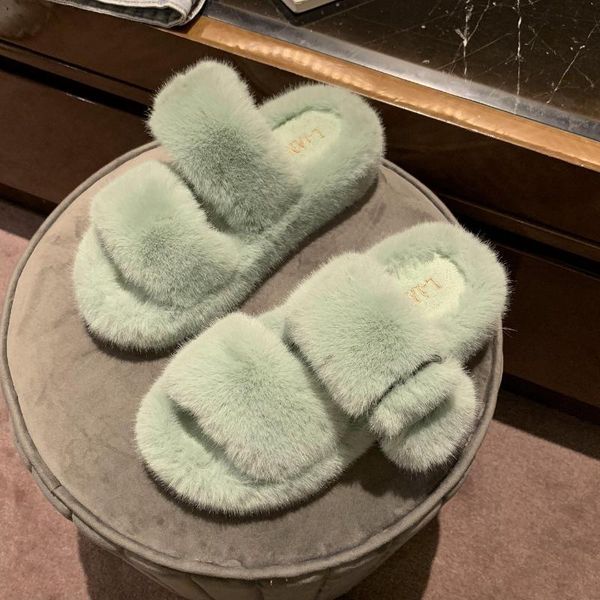 fashion thick plush women's home slippers winter warm trend casual sandals chaussure femme, Black
fashion thick plush women's home slippers winter warm trend casual sandals chaussure femme, Black