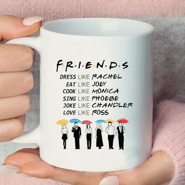 mugs friends be like mug tv show coffe pivot cup personality eco-friendly