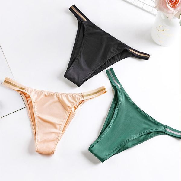 women's panties women ice silk thongs g-string underwear female underpants cotton crotch ladies seamless briefs comfort lingerie, Black;pink
women's panties women ice silk thongs g-string underwear female underpants cotton crotch ladies seamless briefs comfort lingerie, Black;pink