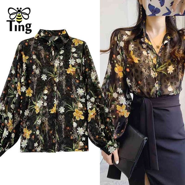 fashion floral leopard long lantern sleeve blouses button up see through transparent blusas women summer shirts za 210513, White
fashion floral leopard long lantern sleeve blouses button up see through transparent blusas women summer shirts za 210513, White