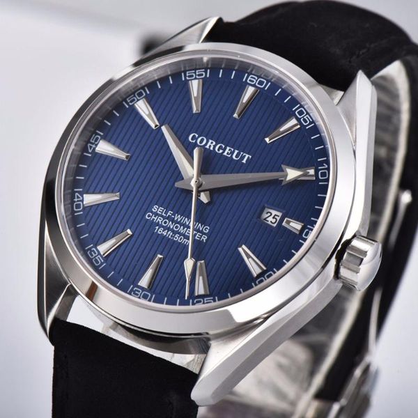 wristwatches corgeut 41mm automatic mechanical watch men leather strap sapphire luxury luminous waterproof clock casual wristwatch, Slivery;brown
wristwatches corgeut 41mm automatic mechanical watch men leather strap sapphire luxury luminous waterproof clock casual wristwatch, Slivery;brown